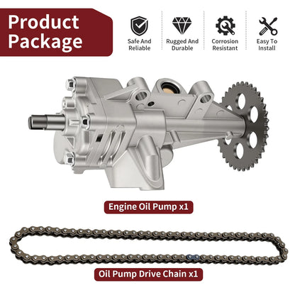 Engine Oil Pump & Drive Chain for Polaris RZR PRO XP 4 (2020–2025) 3023141 3222191