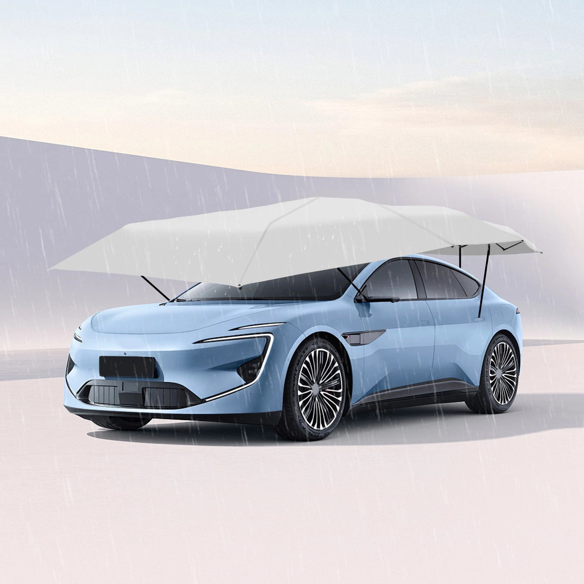 Car Umbrella Tent Sun Shade Roof Waterproof Cover for Universal Use