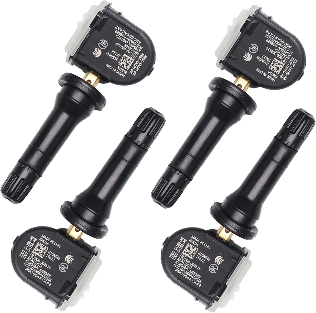 Set of 4 TPMS Sensors for Compatible Vehicles