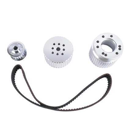 Billet Aluminum Gilmer Belt Drive Pulley Kit for Chevy BBC 396 427 454