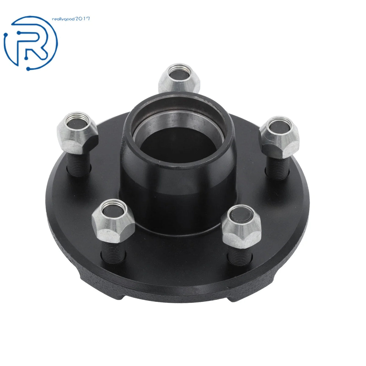 5 Bolt on 4.5" Trailer Hub Assembly & 1-1/16" Spindle with Bearings