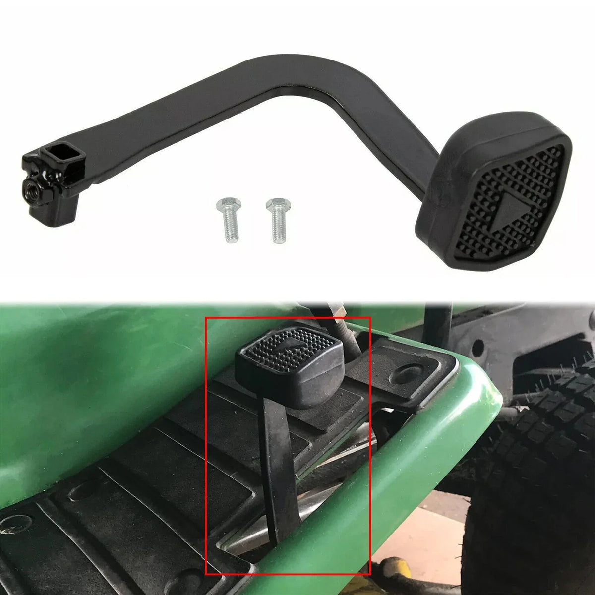 Reverse X-Pedal with Rubber Pad for John Deere 425 445 455
