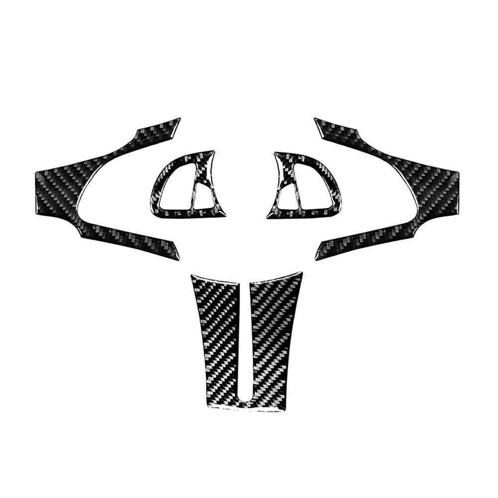 5 Pcs Carbon Fiber Steering Wheel Trim for BMW Z4 E85 (2003–2008)