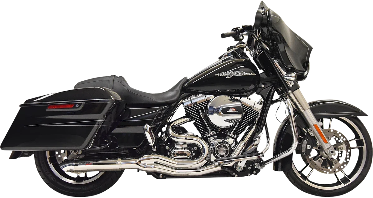 Bassani 2:1 Exhaust for Hotrod (1F67C) - Chrome