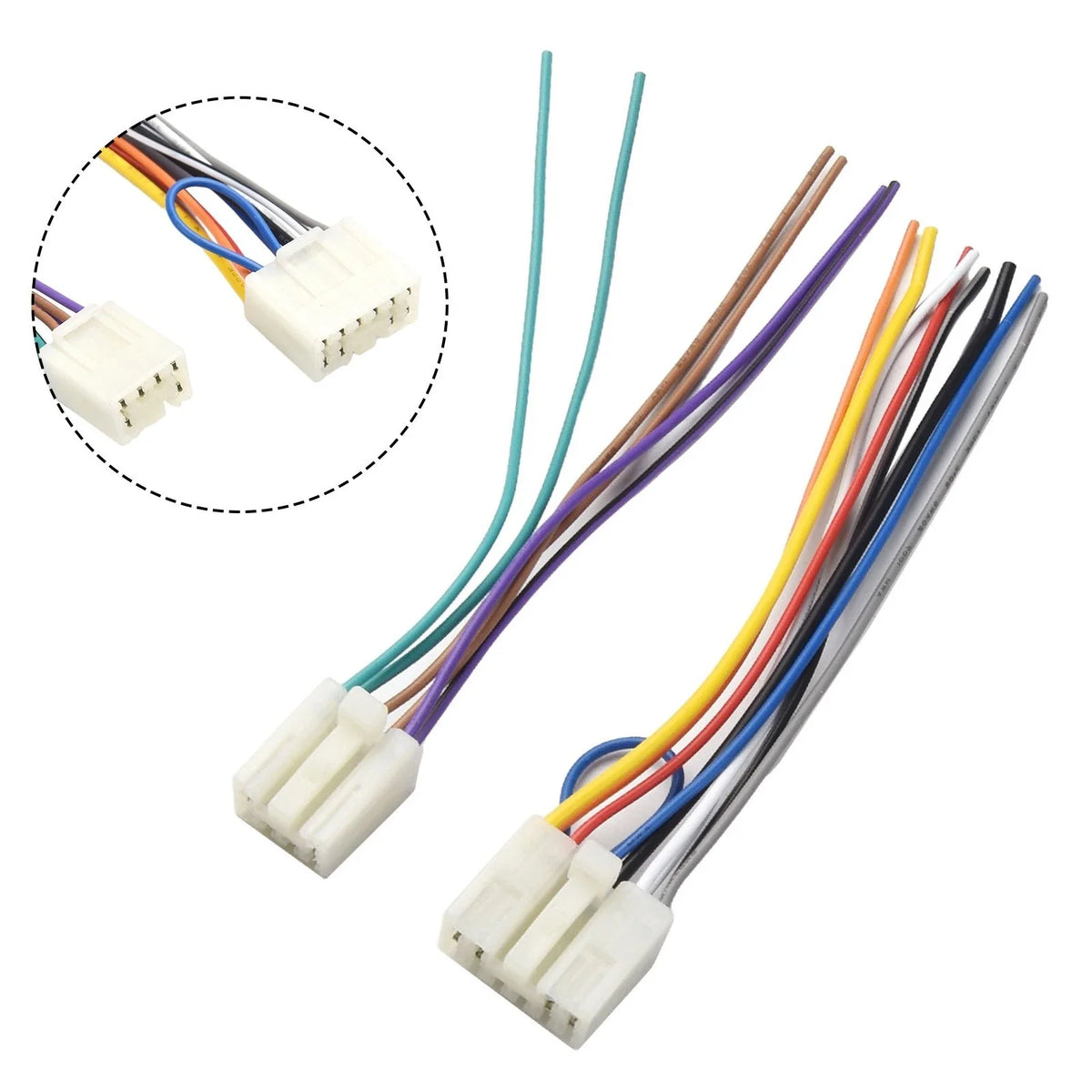 Car Wire Harness Cable Adapter for Toyota (Aftermarket Radio)