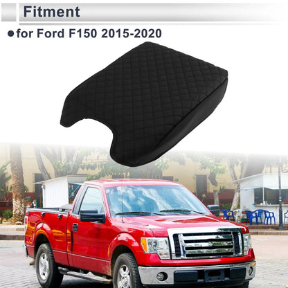 Center Console Cover for Ford F150 (2015–2020) Black 1 Pc