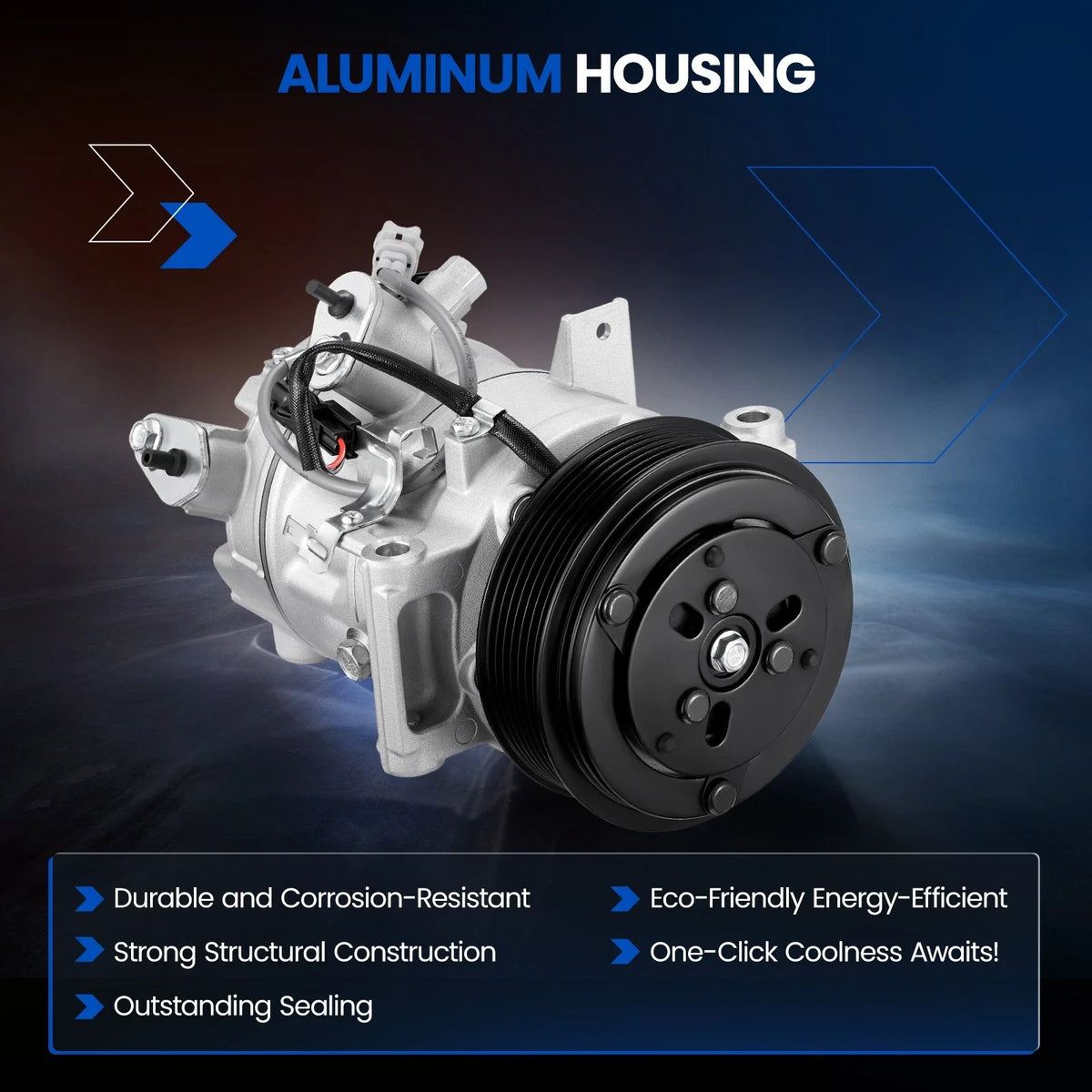A/C Compressor for Infiniti Q50 Q60 (2014–2021) 3.0L 3.7L V6 926004GB0A