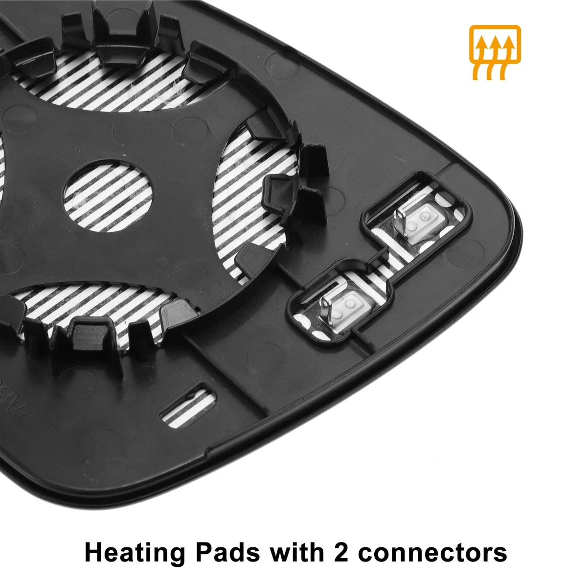 Right Side Heated Mirror Glass w/ Backing Plate for Nissan Altima (2019–2021)