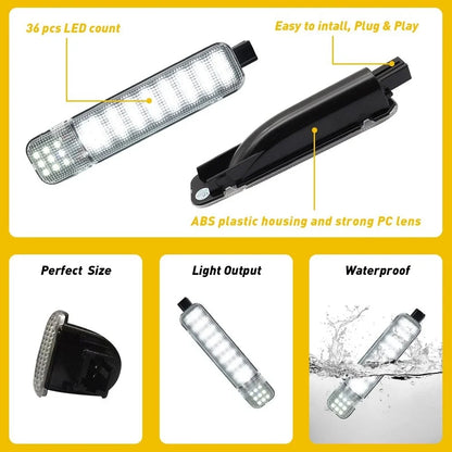 2X LED Door Courtesy Light for Chevy Silverado GMC Sierra Suburban Tahoe Yukon
