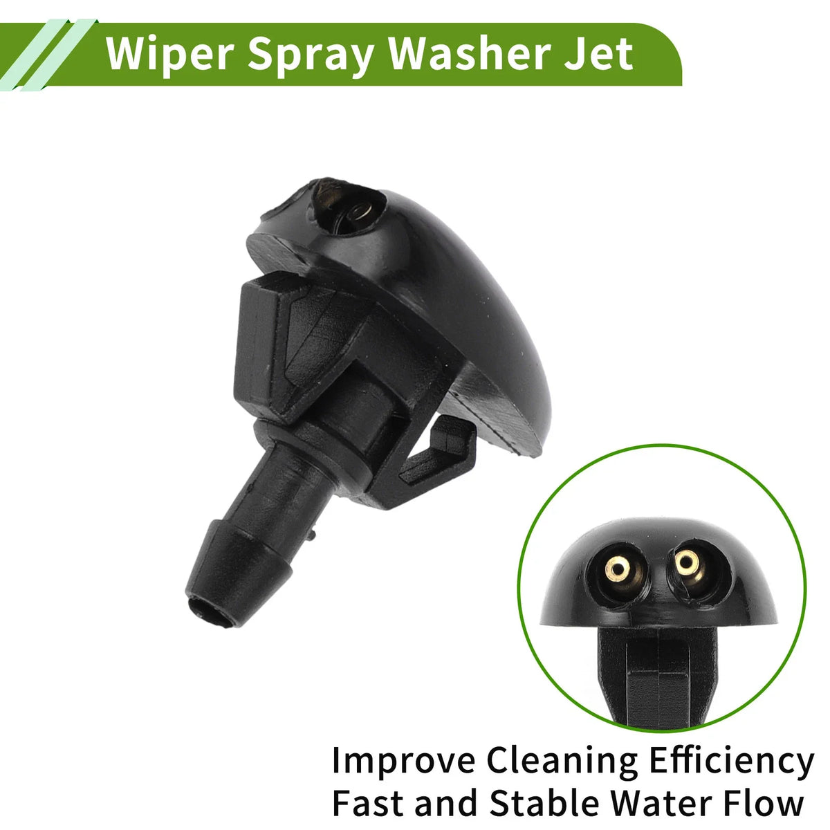 Windshield Washer Nozzle with Hose Connector for Nissan (No. 289313S500)