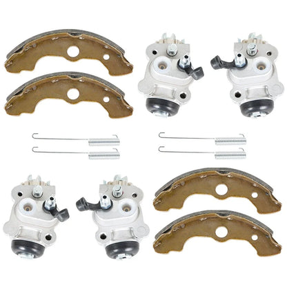 Set of 4 Brake Wheel Cylinders with Shoes for Honda Foreman 450 (1998–2004)