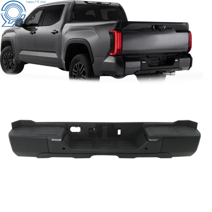 Rear Step Bumper Assembly for Toyota Tundra (2022–2024) Steel Black