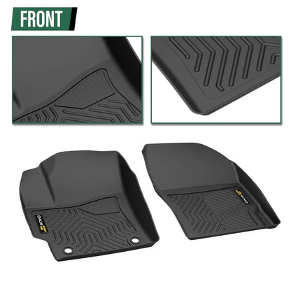 Set of 4 All Weather TPE Floor Mats for Toyota Corolla (2020–2025)