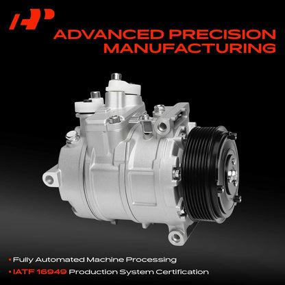 A-Premium A/C Compressor with Clutch for Mercedes-Benz X166 GL350 (2016) 0008303601, 168380