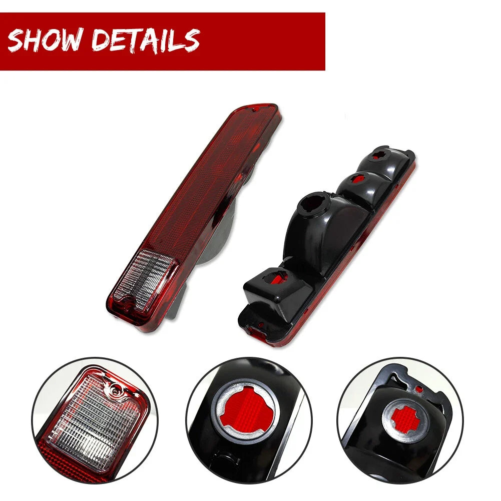 Set of 2 Rear Tail Lights for Chevy El Camino Malibu/GMC Caballero (1979–1987)