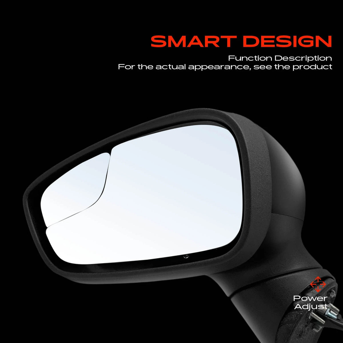 Driver Power Mirror Assembly for Ford Fiesta (2011–2019) AE8Z17683A, FO1320458
