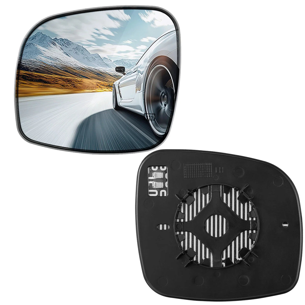 Driver Side Mirror Glass for Dodge Grand Caravan, Chrysler Town & Country (2008–2016)