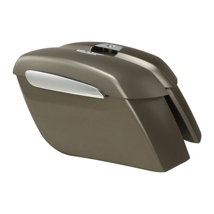Hard Saddlebags for Indian Chieftain Challenger Pursuit (2019–2025) Bronze Smoke