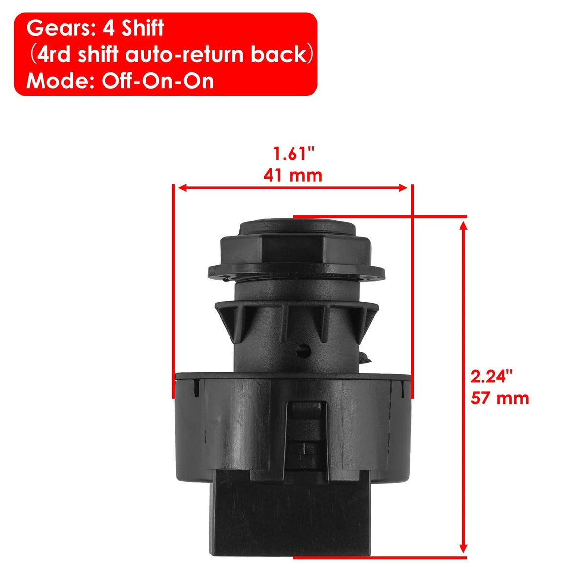 4 Position Ignition Switch w/ Key for Polaris RZR Turbo S LE (2021–2022) SW167 - LAR, 4016058