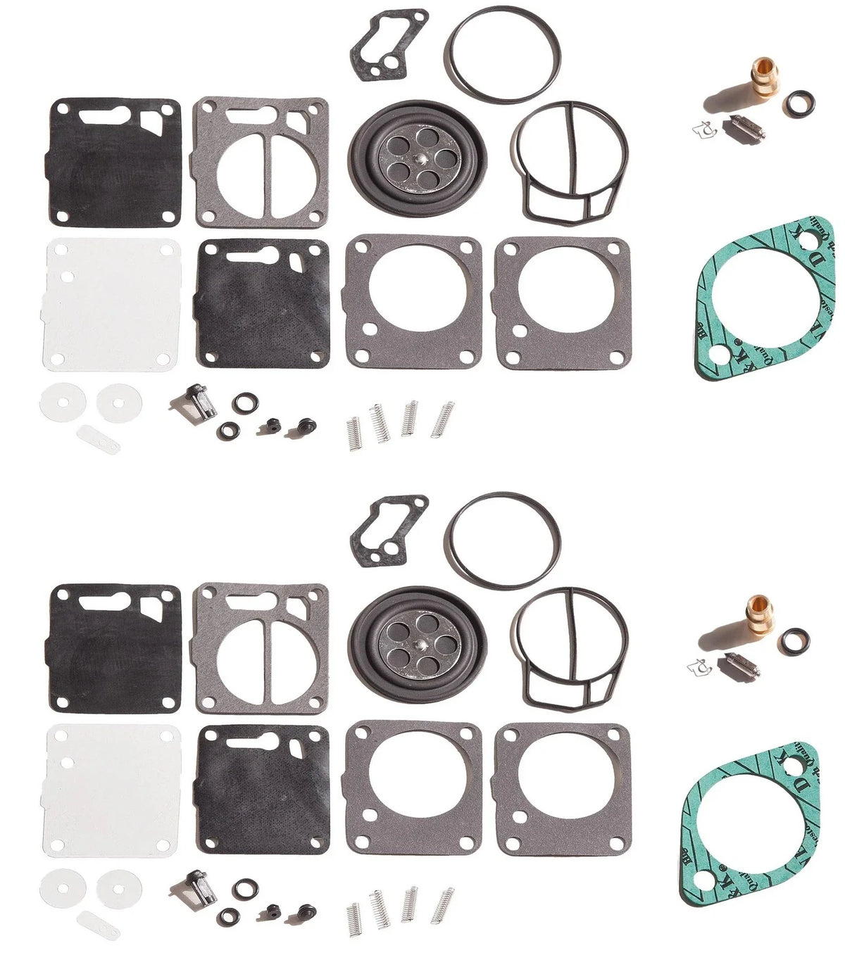 Dual Carb Rebuild Kit for Sea Doo XP (1991–1993) - Needle Seat & Base Gaskets