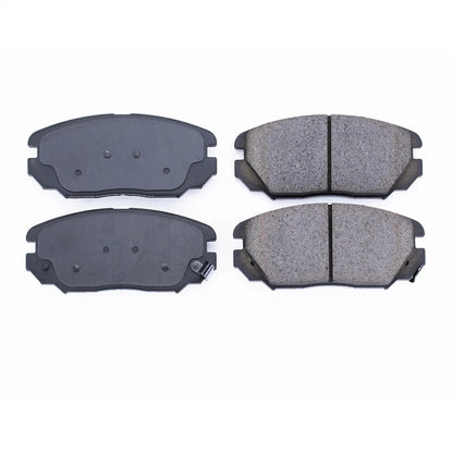 2X Powerstop Brake Pad Set Front for Hyundai Azera Sonata (2006–2011) 16-1125, SSCP1125, 50011251, EHT1125H
