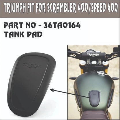 Black Tank Pad for Triumph Scrambler 400x & Speed 400 (36TA0164)