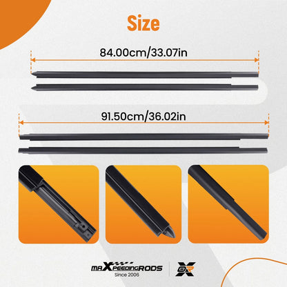 Window Weatherstrip Molding Trim Seal for Dodge Ram 1500/2500/3500 (2009–2023)