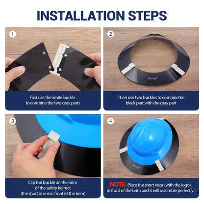 Set of 2 Hard Hat Sun Shades for V-Gard Full Brim (Standard)