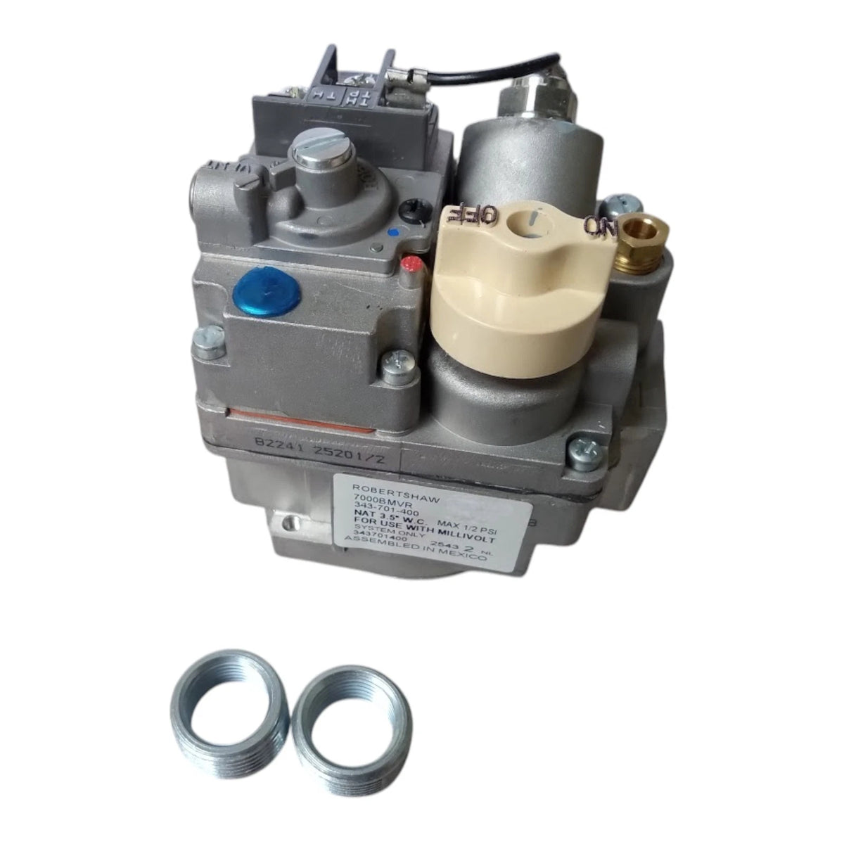 Gas Valve for Robertshaw Cooking Heating (700-506, MV 54-1011, 810-0014)
