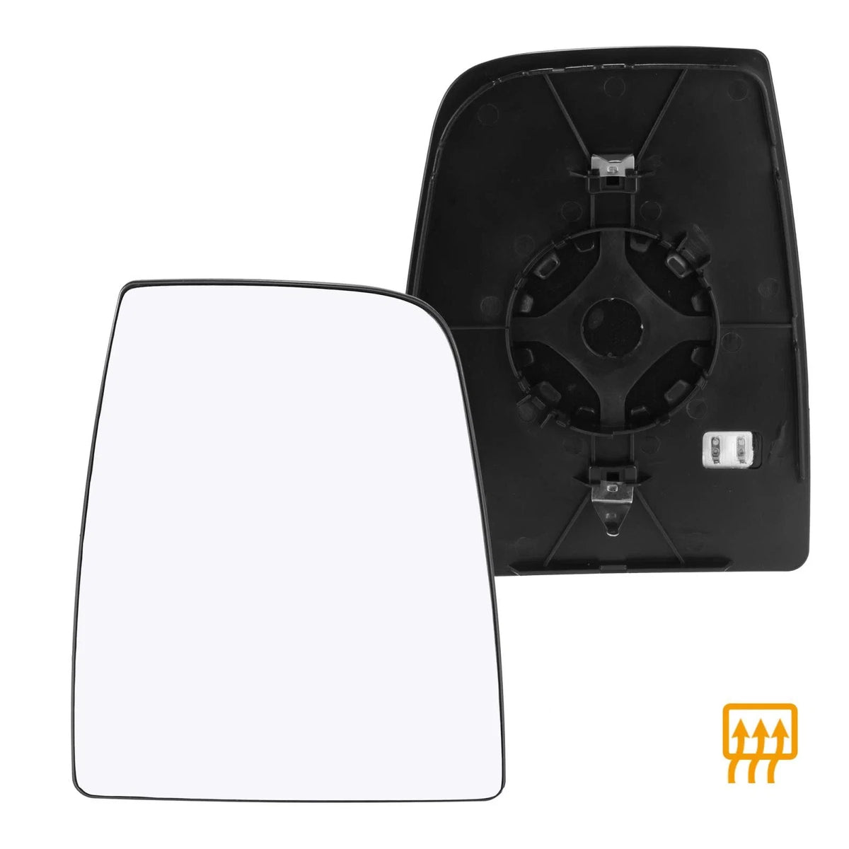 Heated Rearview Right Side Mirror Glass w/ Backing Plate for Ford Transit (2015–2020)