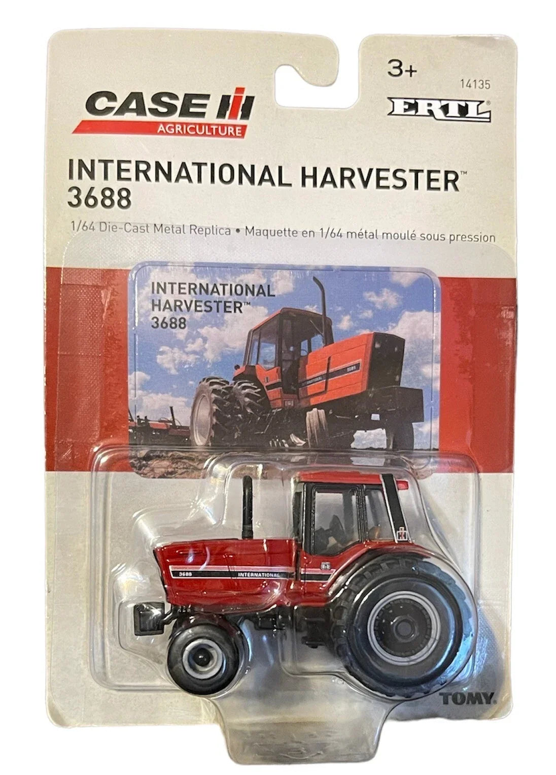 1/64 Diecast Model for IH International Harvester 3688 Tractor (No Year)