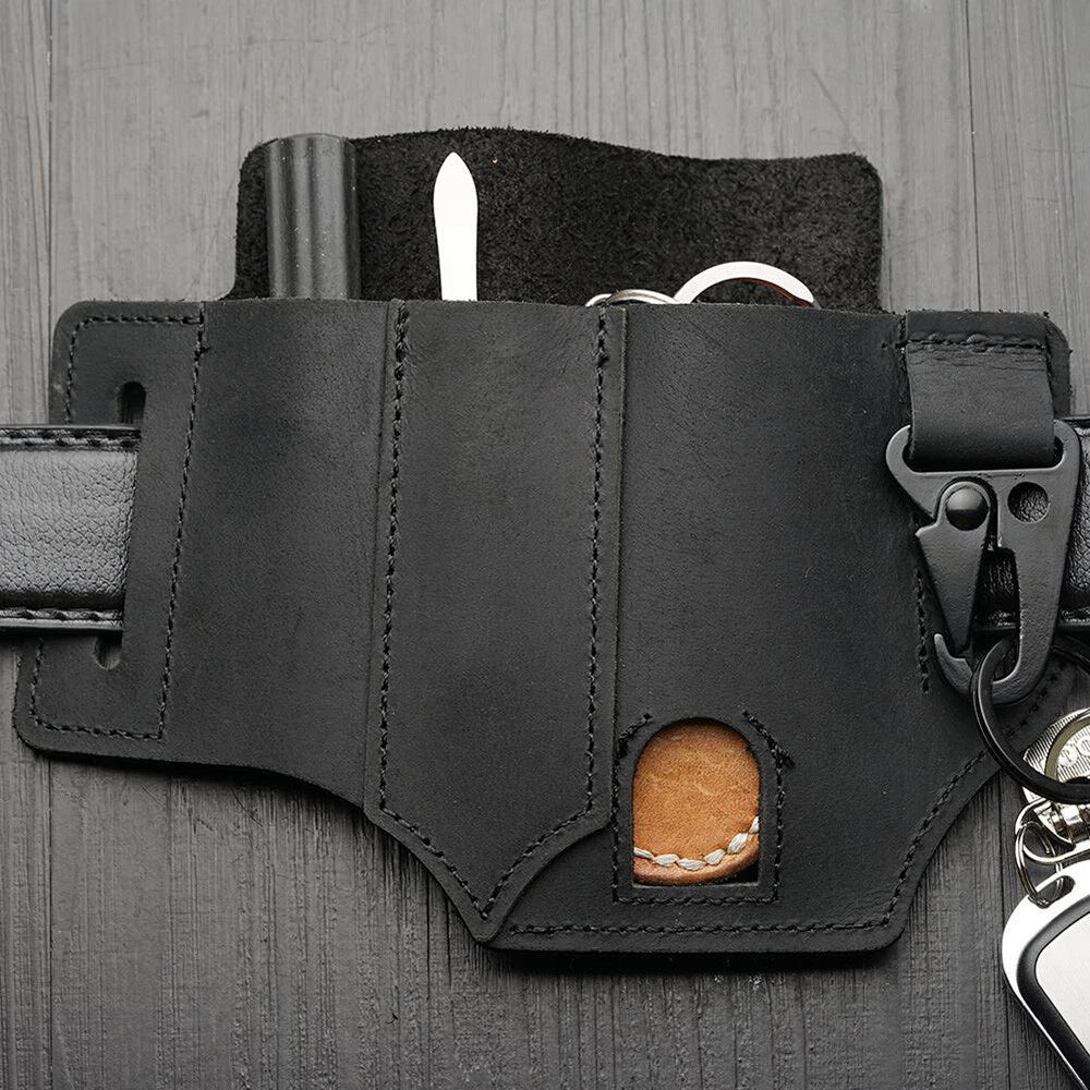Leather Sheath EDC Pocket Organizer for Multitool (No Part Numbers)