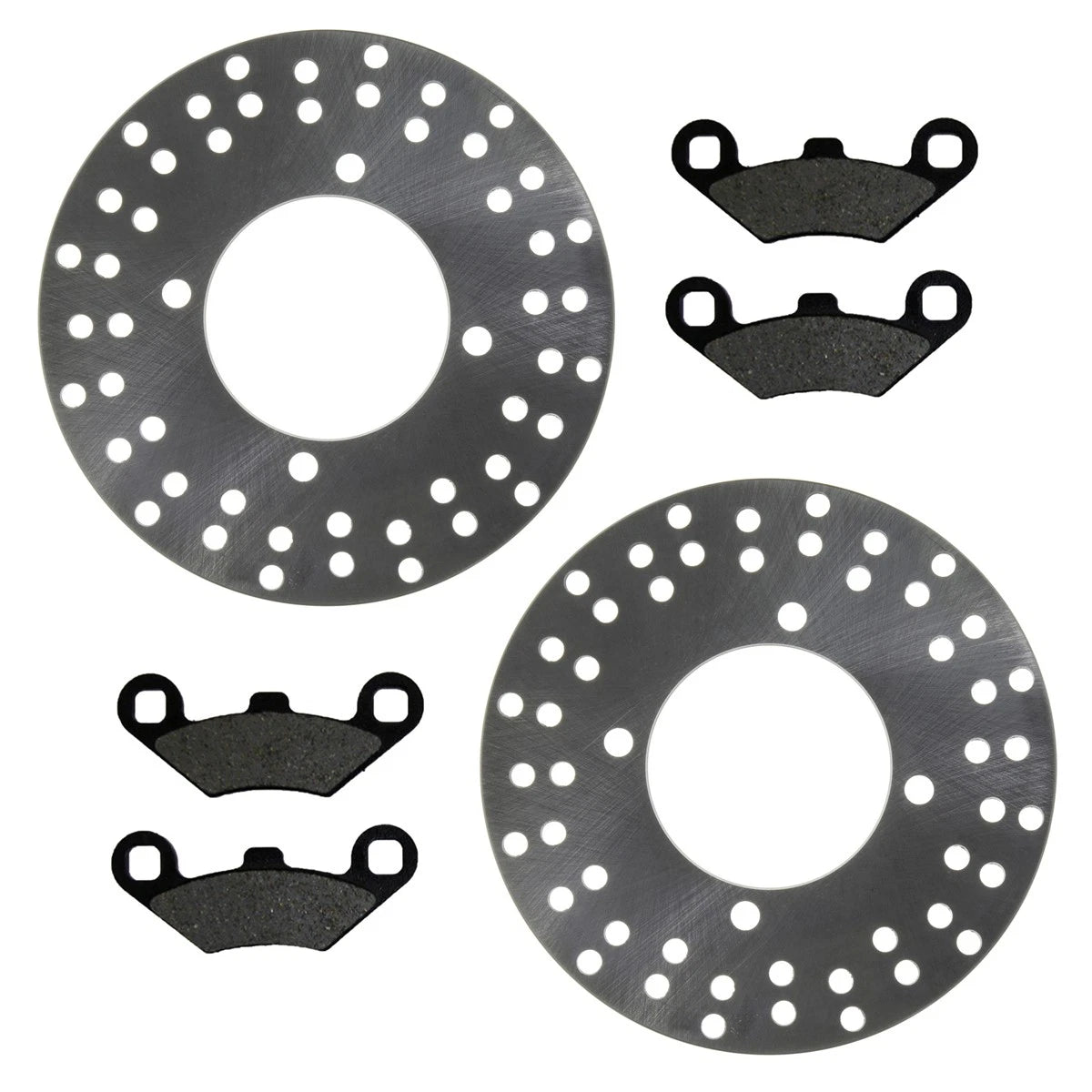 2 Front Disc Brake Rotors & Pads for Polaris ATVs (1990–1999) FS-2085 FS-430