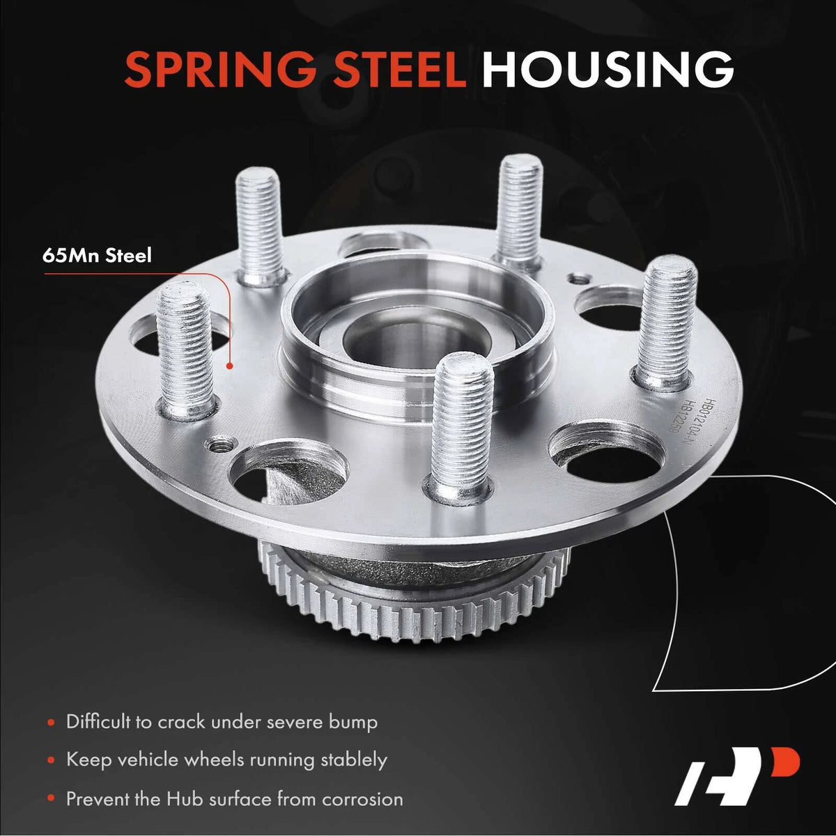 2X Rear Wheel Hub & Bearing Assembly for Honda Civic (2004–2005) - 42200S2XJ51, BR930382, 512259