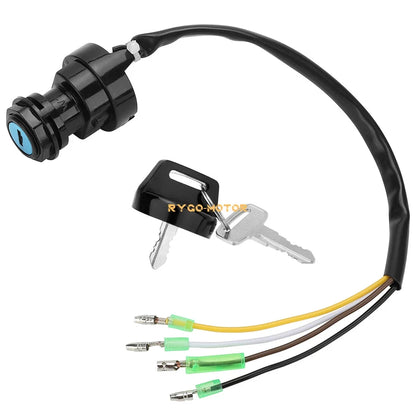 Ignition Switch & Key #27005-1112 for Kawasaki Bayou 185 (1985–1988)