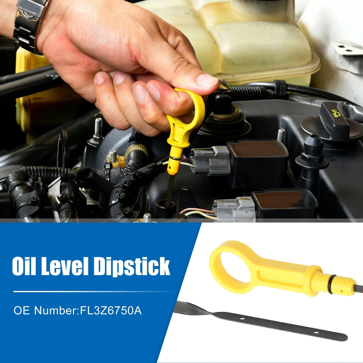 Engine Oil Fluid Level Dipstick for Ford F-150 (2015–2023) No.FL3Z6750A