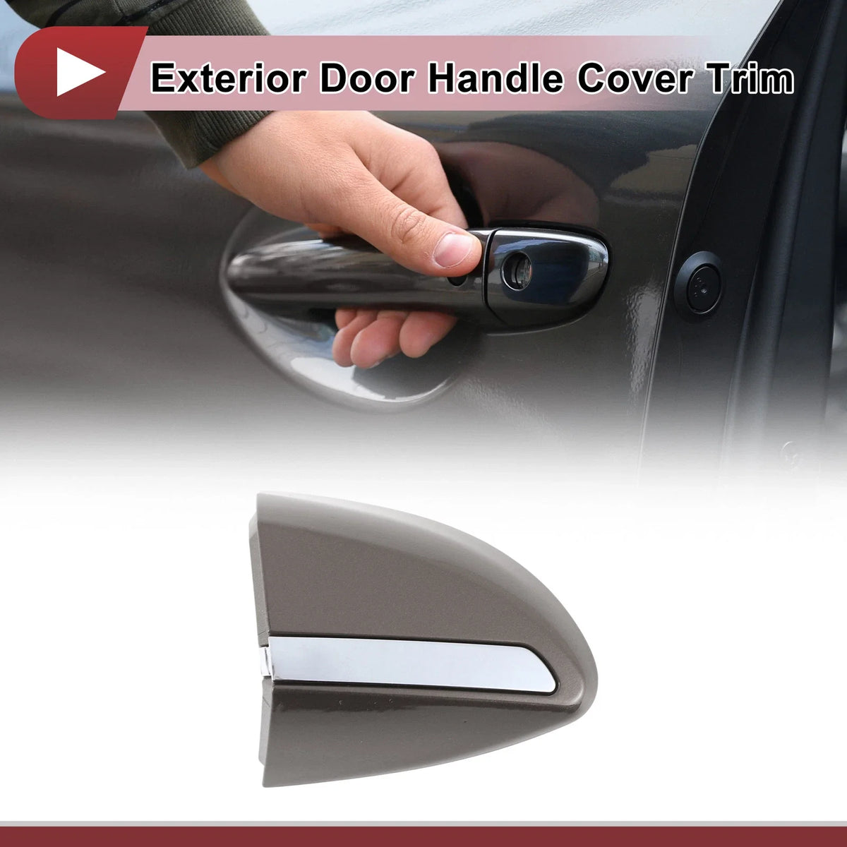 Exterior Door Handle Cover Trim for Toyota Corolla (2014–2018) Platinum Gold