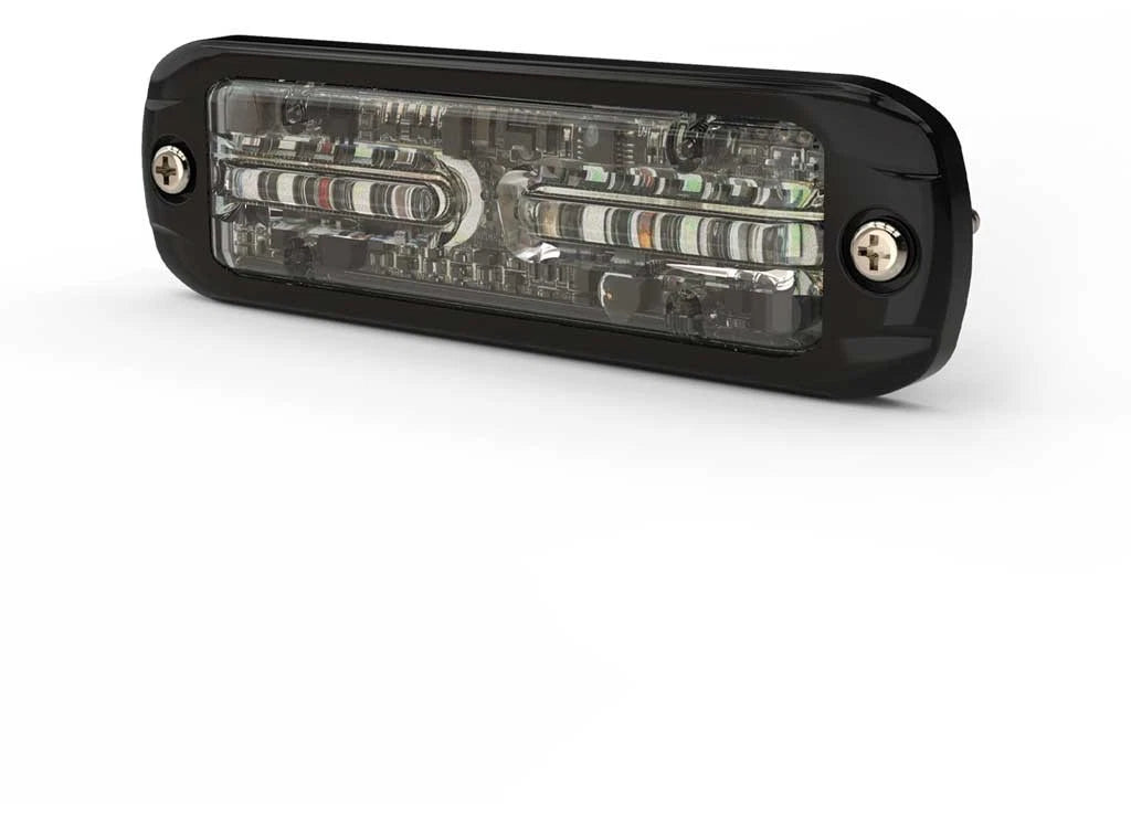 Ecco 2X ED3802AWH Surface Mount LED Warning Light for Automotive (12-24V)