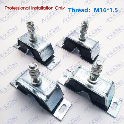 Set of 4 Engine Mounts for Yanmar 150 3JH 4JH (Marine) 121370-08351