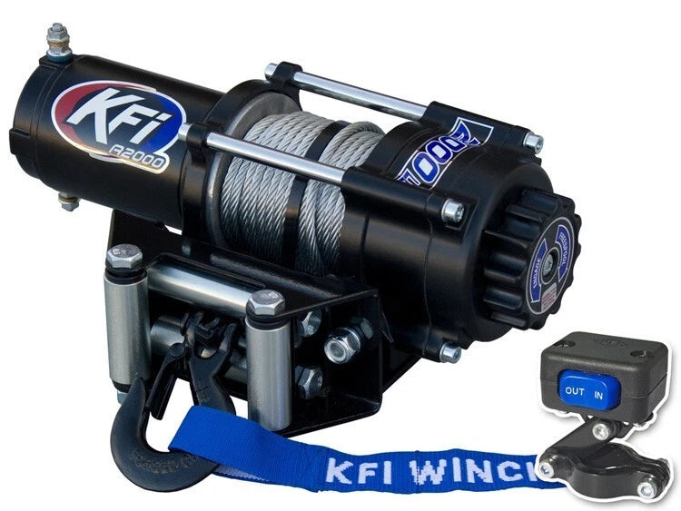 Winch & Mount Plate Kit for Polaris ACE (2000 lb, A2000)