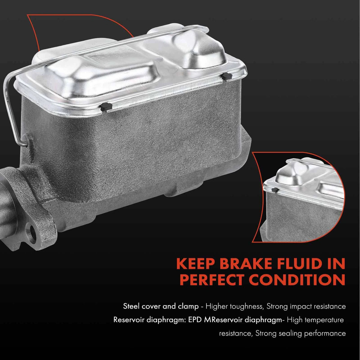 Brake Master Cylinder for Dodge D250 D350 W200 W300 W350 (1984–1993)
