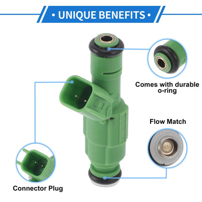 1 Pc Fuel Injector No.0280155911/XL2E9F593B5A for Ford Contour (1998–2000)