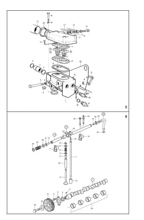 Decarbonizing Gasket Kit for Volvo Penta 41 42 43 Diesel Engine (Replace 3583787)