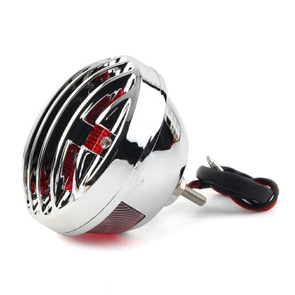 Chrome Tail Brake Light for Harley Bobber (Custom Chopper)