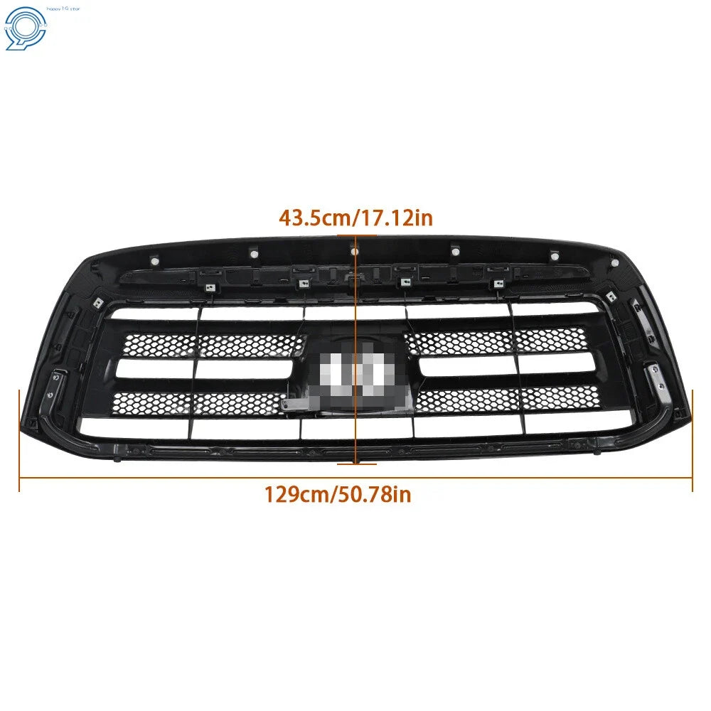 Front Upper Grille Gloss Black Frame for Toyota Tundra (2010–2013) 531000C220