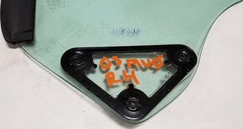 Passenger Rear Quarter Glass for Ford Mustang Convertible (1994–2004)