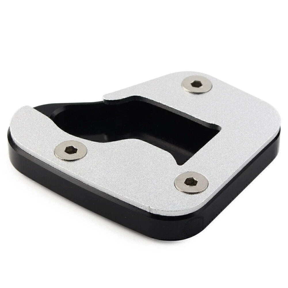 Kickstand Side Stand Extension Plate Pad for Suzuki Hayabusa (2008–2020) Silver