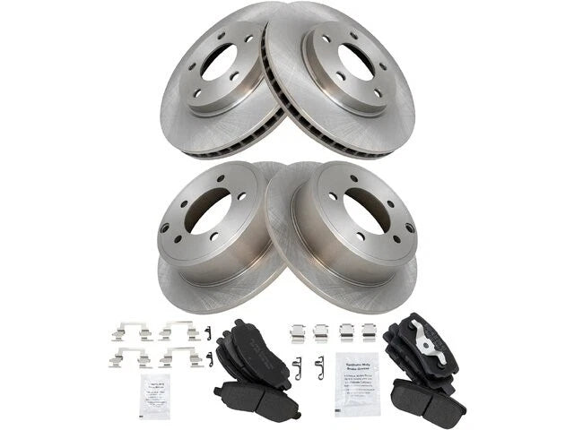 Brake Pad and Rotor Kit for Mitsubishi Lancer (2008–2016) 59871QMHP