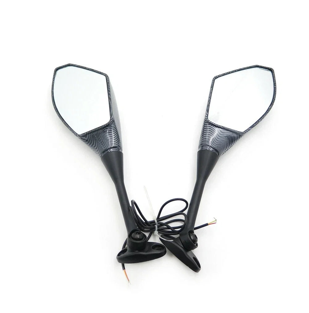 Turn Signal Mirrors for Honda CBR 600RR (2003–2012) & CBR 1000RR (2004–2007) Carbon Cl