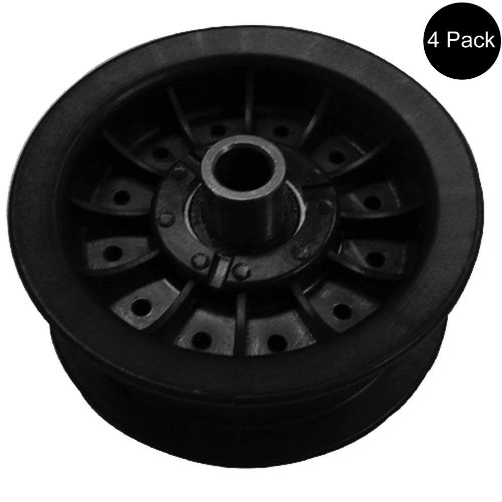 Pack of 4 Flat Idler Pulleys for Cub Cadet & MTD